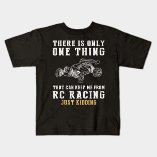 Revving Up Laughter - RC Car Fun with a Twist! Kids T-Shirt